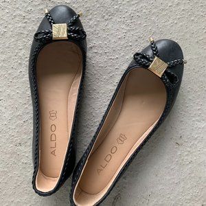 ALDO Ribbon Black flats in Size 36